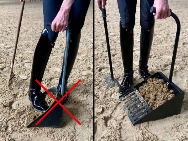 Kein Eintreten mit dem Stiefel